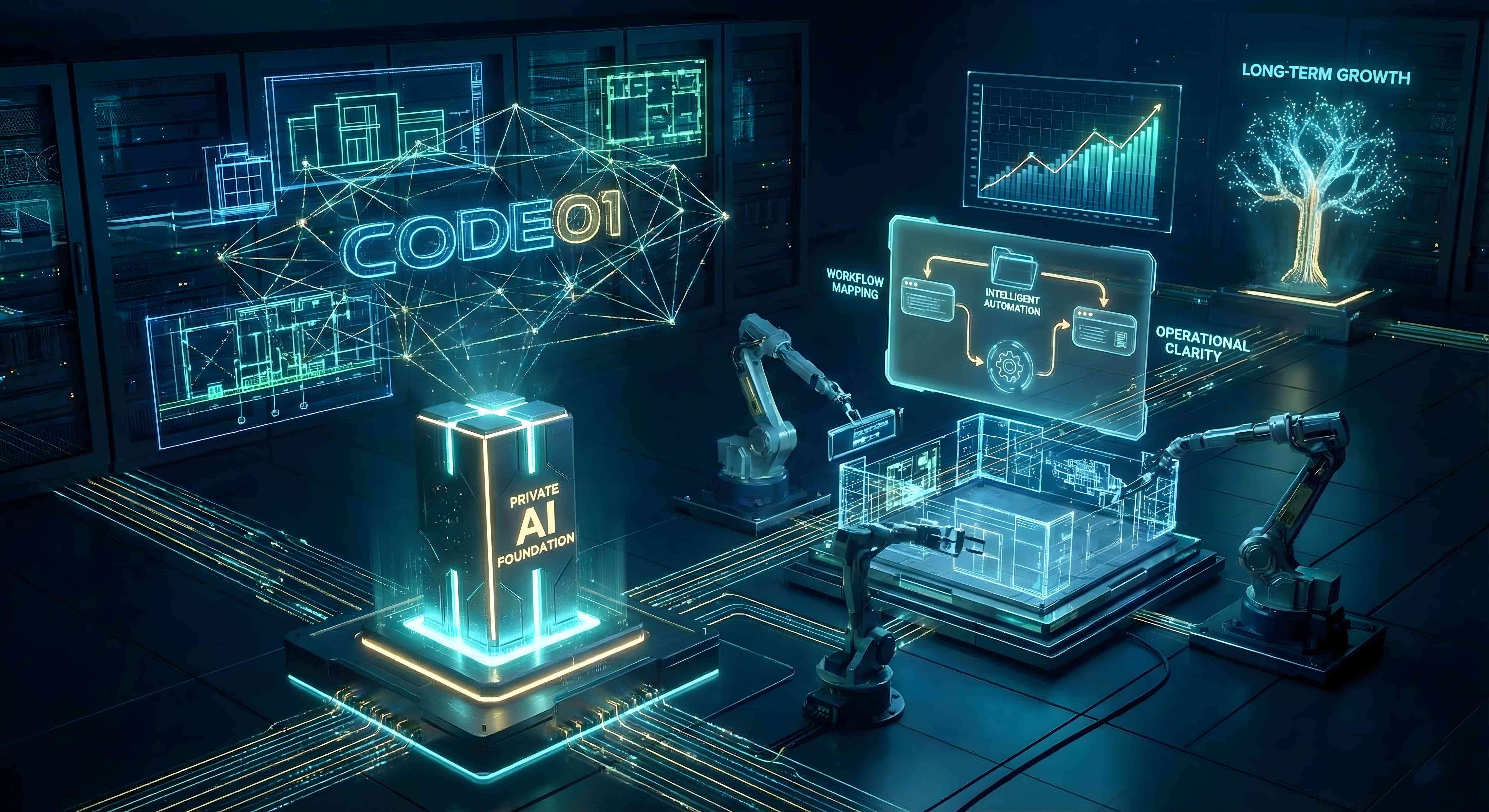 Code01 Intelligent Automation - Private AI Foundation with Workflow Mapping and Operational Clarity